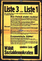 "Liste 3 oder Liste 1. Ein ernstes Wort an die kommunistischen Whler in letzter Stunde"